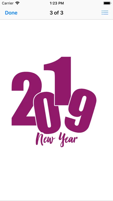 Capturas de pantalla de Happy New Year i-Stickers