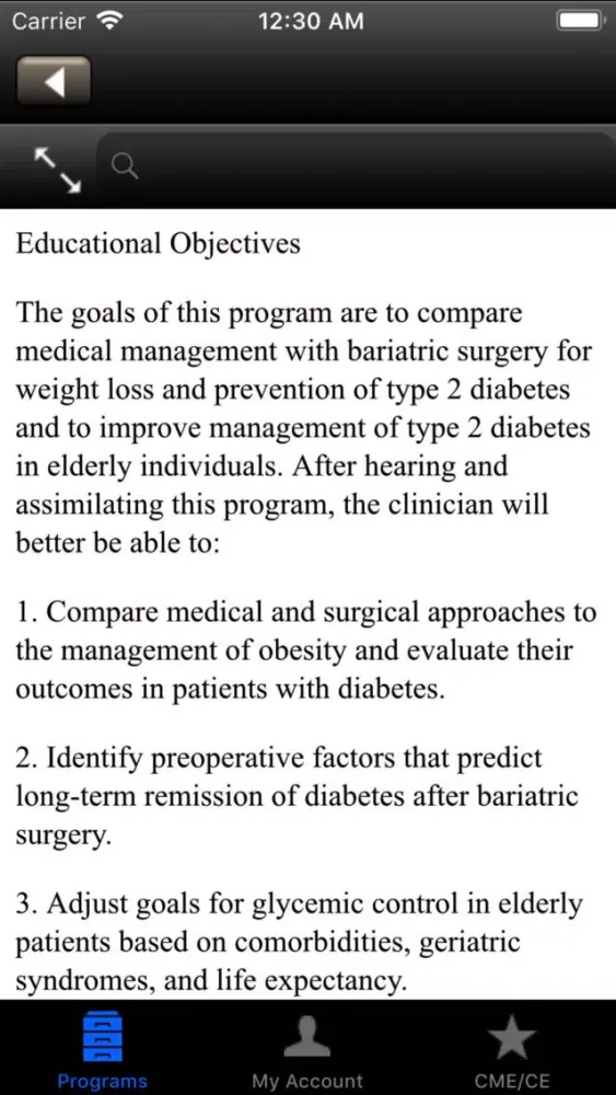 Screenshot di Diabetes Insight