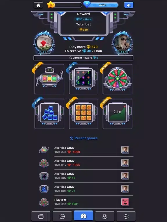 Capturas de tela do Lucky Diamond - Earn money iPad 