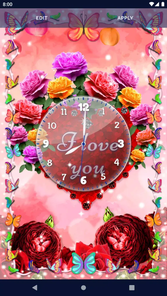 Diamond Hearts Live Wallpaper স্ক্রিনশট