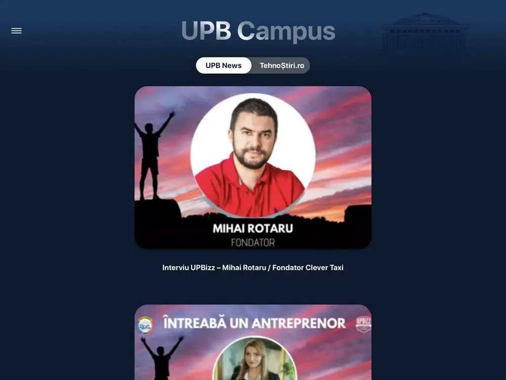 UPB Campus iPad  स्क्रीनशॉट