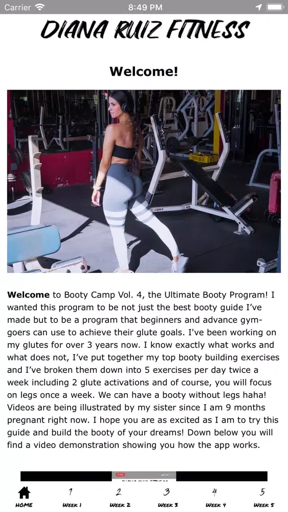 Capturas de pantalla de Diana Ruiz Fitness
