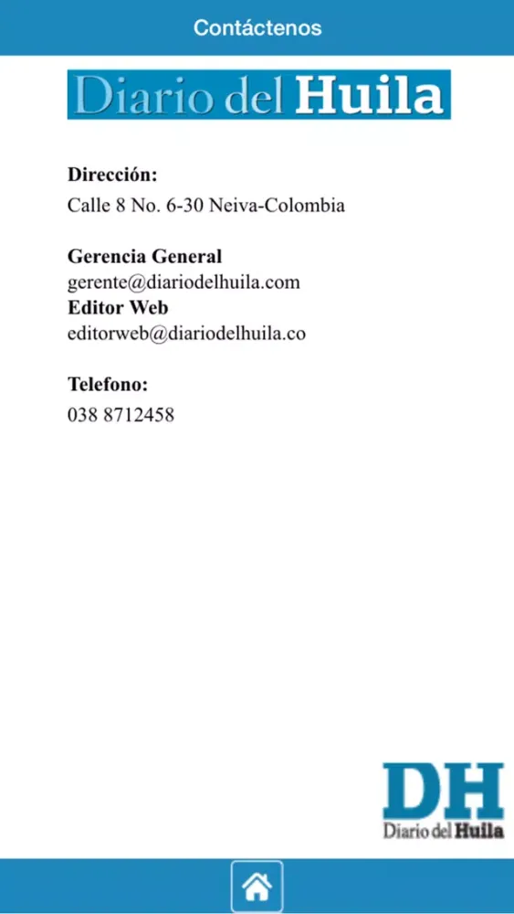 Ảnh chụp màn hình của Diario del Huila