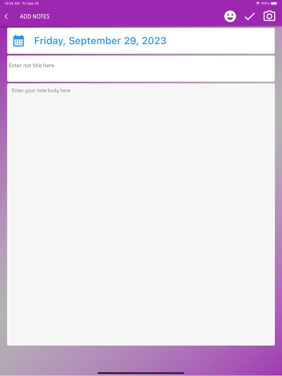 Journal-Diary with password iPad  スクリーンショット