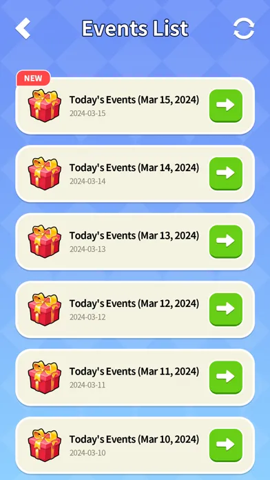 Captures d'écran de GO! Dice Rewards: Dice & Event