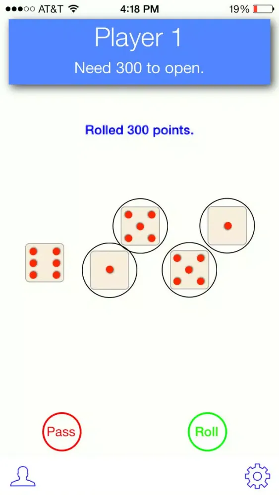 Bones Dice Game سکرین شاٹس