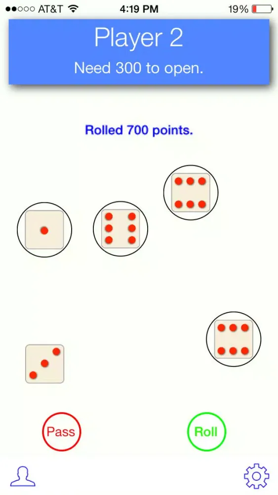 Bones Dice Game سکرین شاٹس