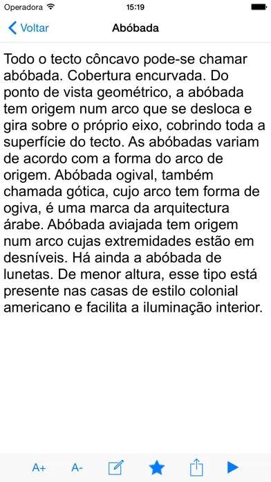 Captures d'écran de Dicionário Engenharia Civil