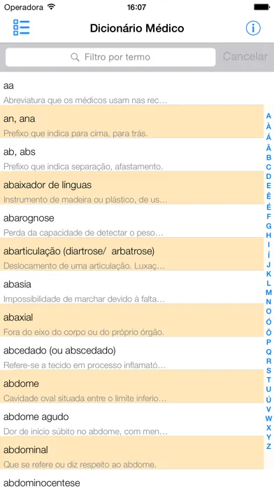Dicionário Médico Screenshots