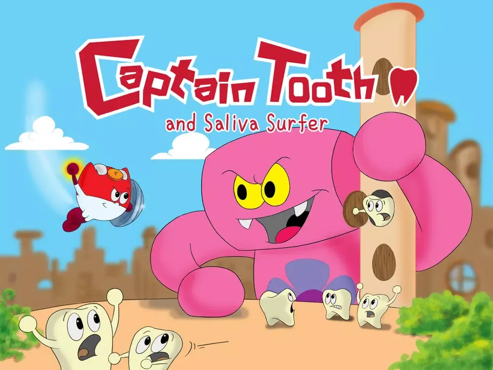 Captures d'écran de Captain Tooth and Saliva Surfer by DICO iPad 