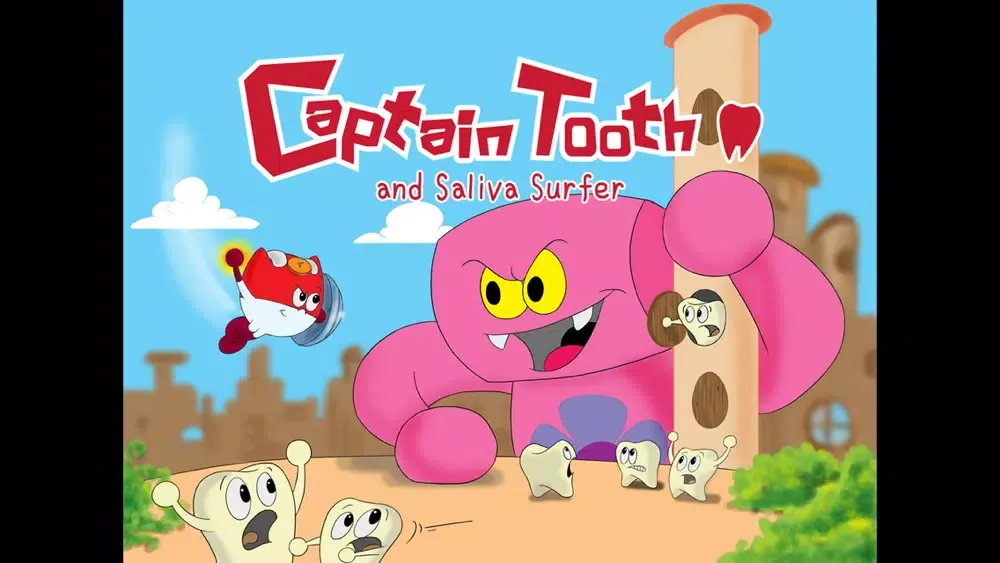 Captures d'écran de Captain Tooth and Saliva Surfer by DICO