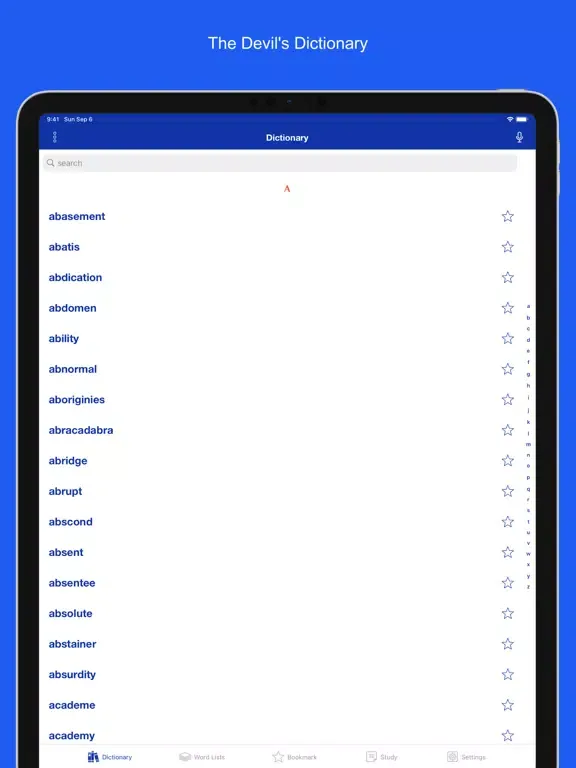 The Devil's Dictionary - 1911 iPad 应用截图