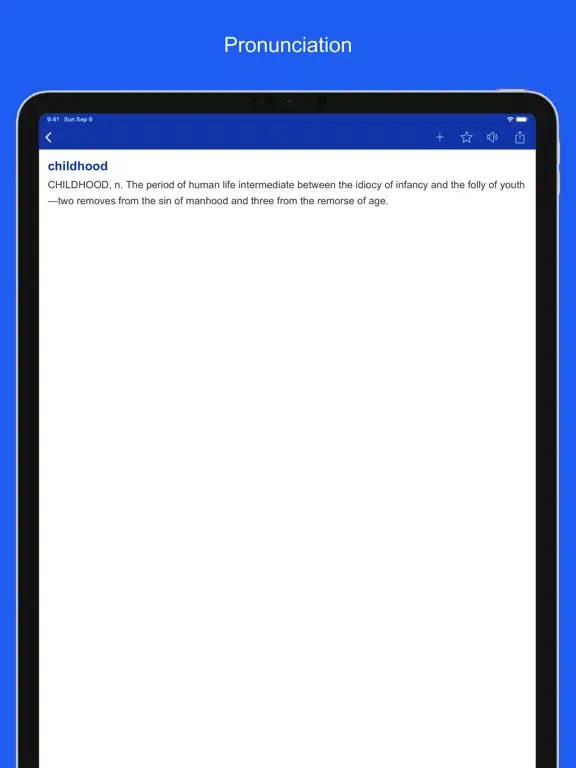 The Devil's Dictionary - 1911 iPad 应用截图