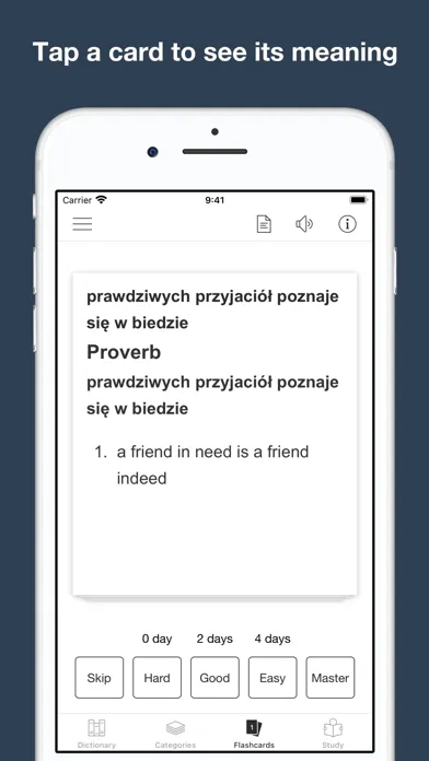 Tangkapan layar Polish Idioms and Proverbs