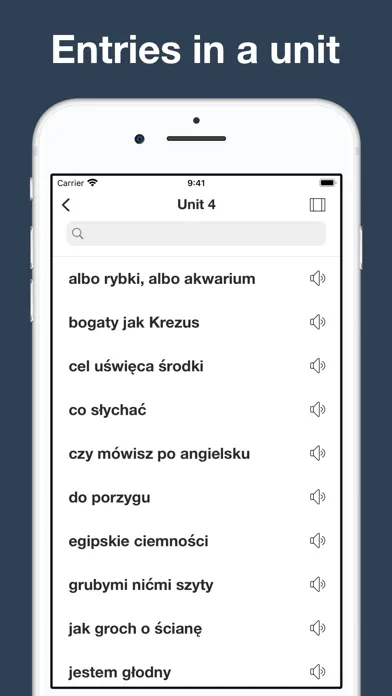Tangkapan layar Polish Idioms and Proverbs