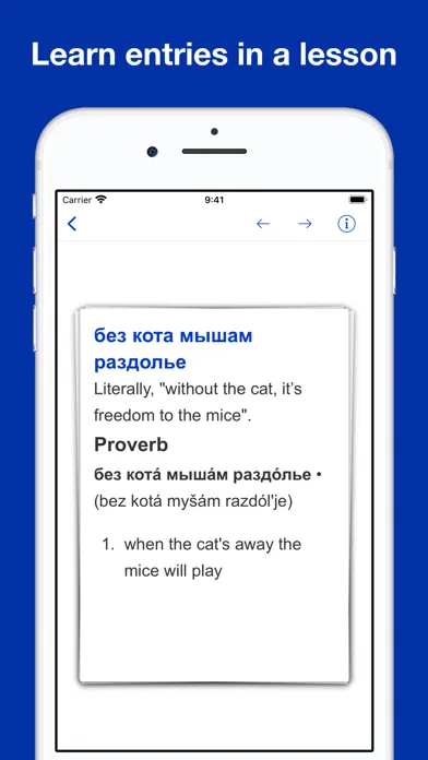Скриншоты Russian Idioms and Proverbs