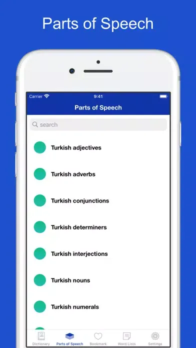 Capturas de tela do Turkish Etymology Dictionary