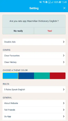 Capturas de tela do Premium English Dictionary