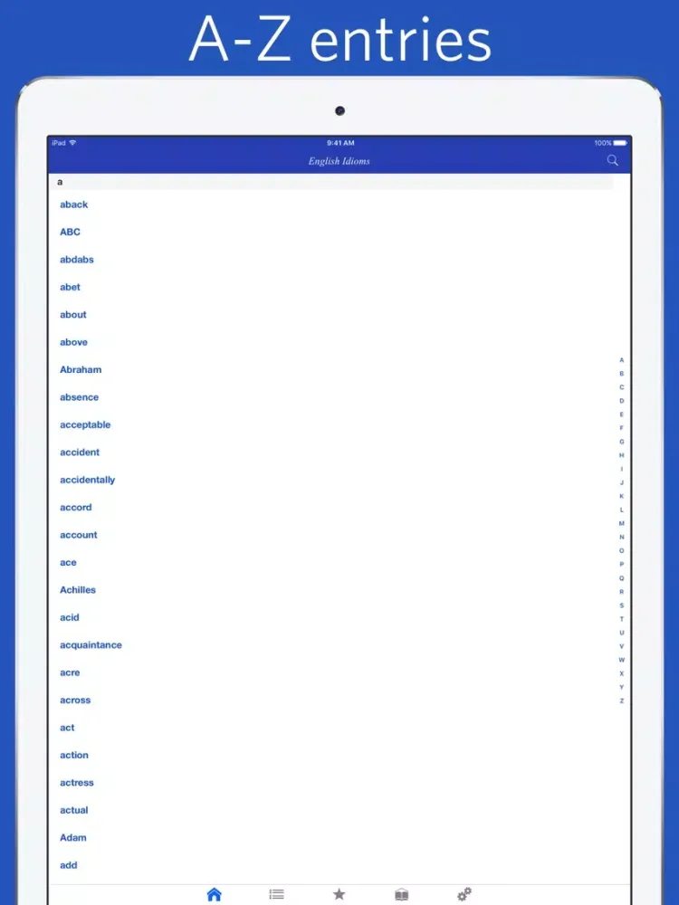 Dictionary of English Idioms iPad  Screenshots