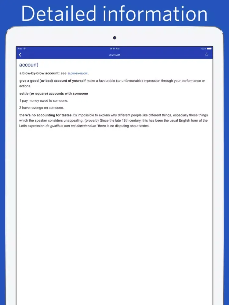Dictionary of English Idioms iPad  Screenshots