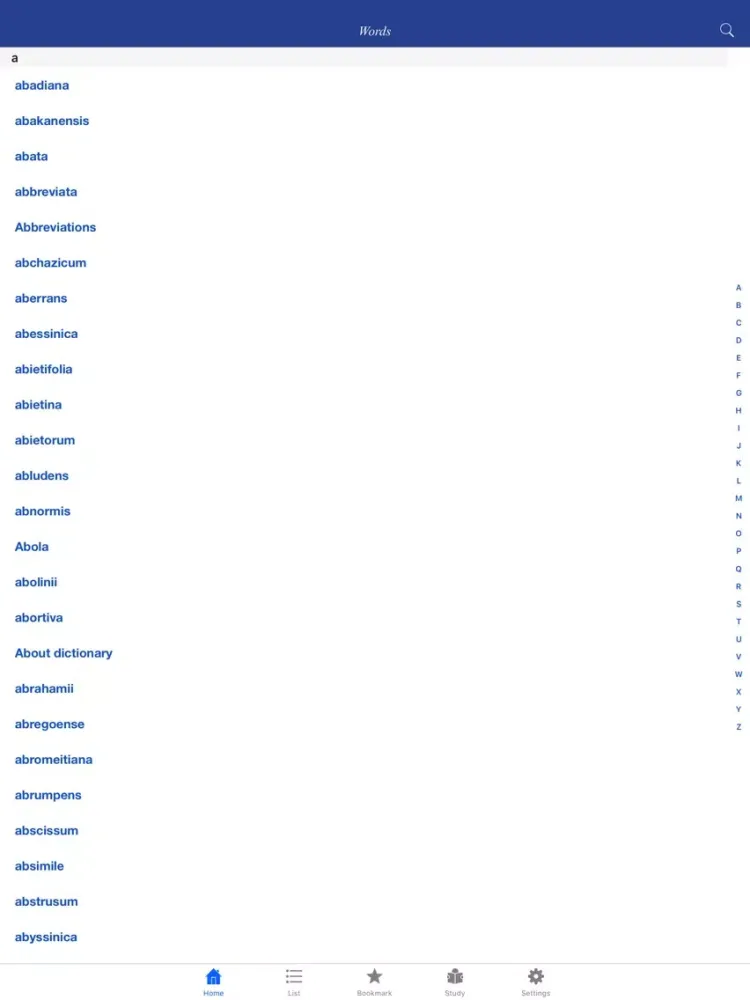 Etymological Dictionary of Grasses iPad  Screenshots