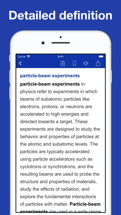 Dictionary of Physics 스크린샷