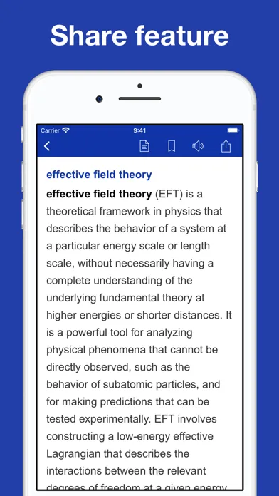 Dictionary of Physics 스크린샷