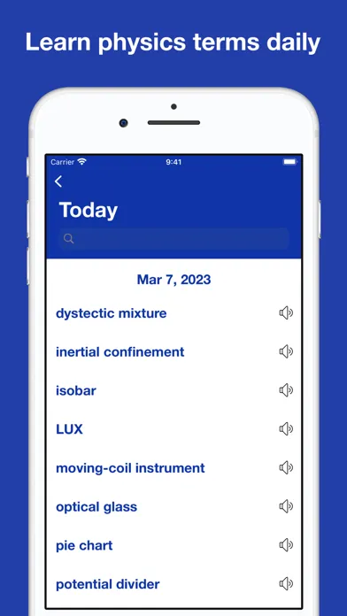 Dictionary of Physics 스크린샷