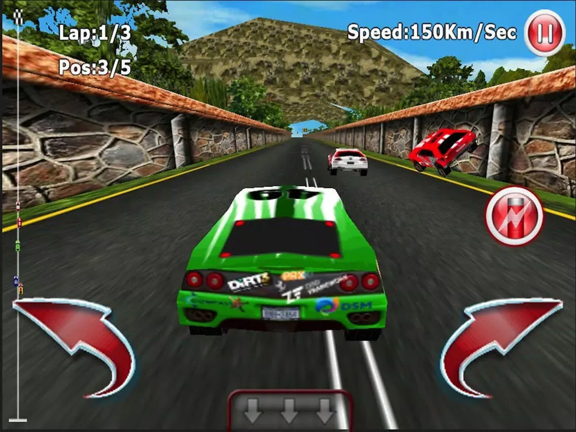 Capturas de tela do Die Hard Racer ( 3D Car Racing Games ) iPad 