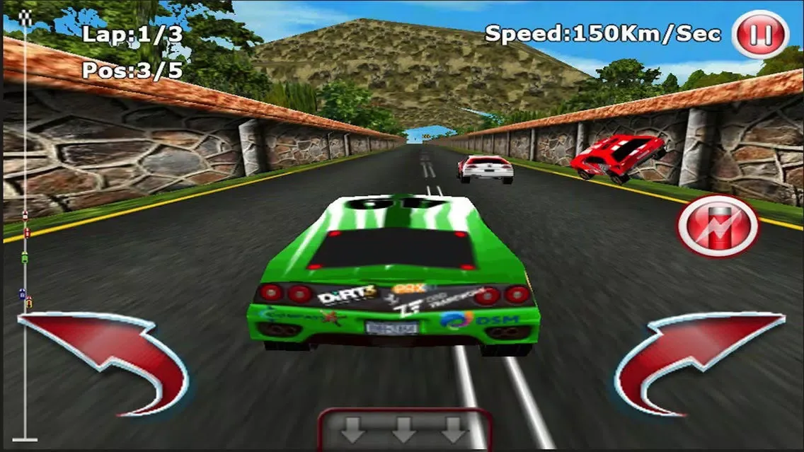 Capturas de tela do Die Hard Racer ( 3D Car Racing Games )
