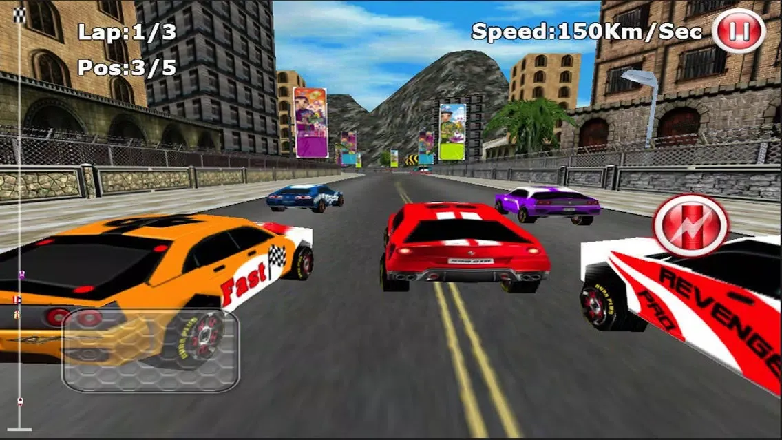 Capturas de tela do Die Hard Racer ( 3D Car Racing Games )