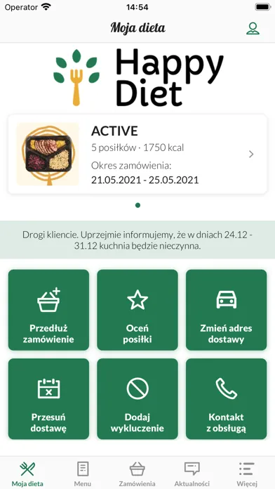 Captures d'écran de Happy Diet
