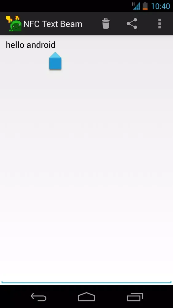 NFC Text Beam应用截图