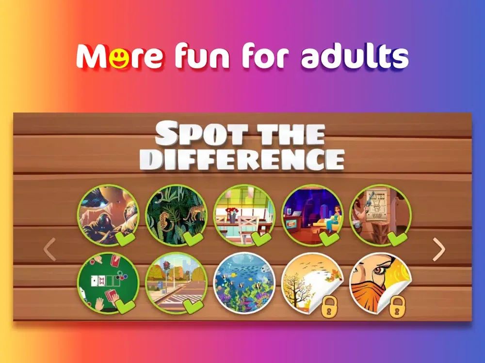 Spot the Difference online iPad 應用截圖