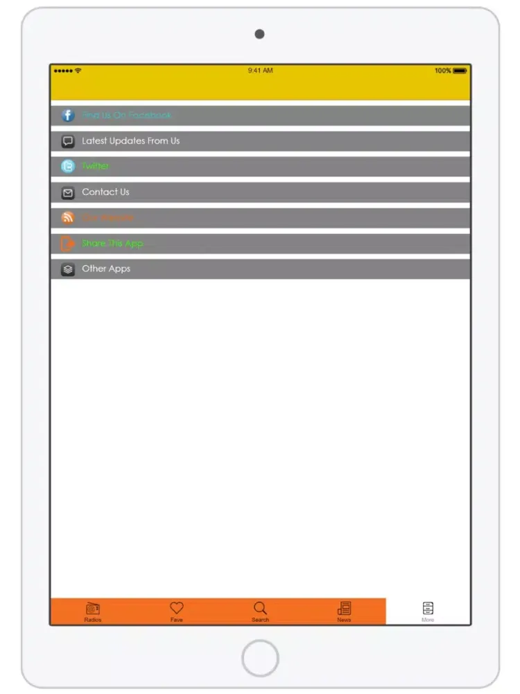 Ghana All Radios, Music & News iPad  سکرین شاٹس