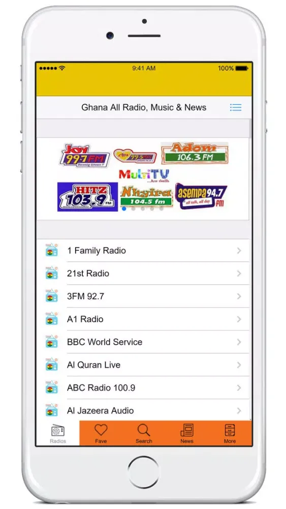 Ghana All Radios, Music & News سکرین شاٹس