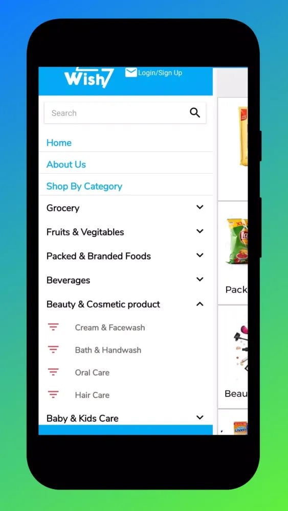 Wish7 Store Screenshots