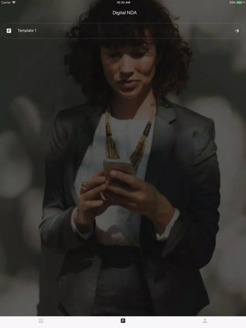 Digital NDA iPad  Ekran Görüntüleri