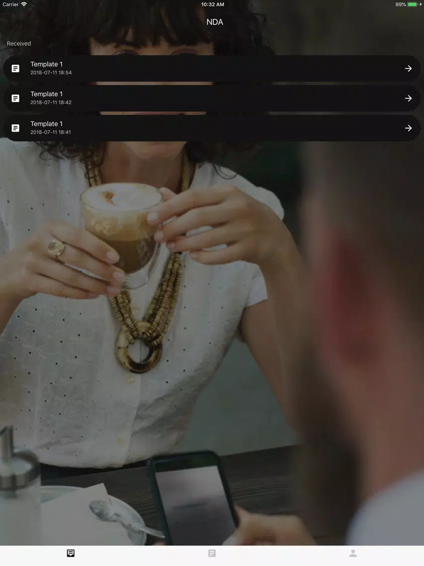 Digital NDA iPad  Ekran Görüntüleri