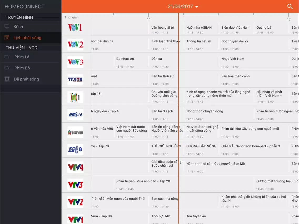 Home Connect - TV Viet Nam iPad  Screenshots