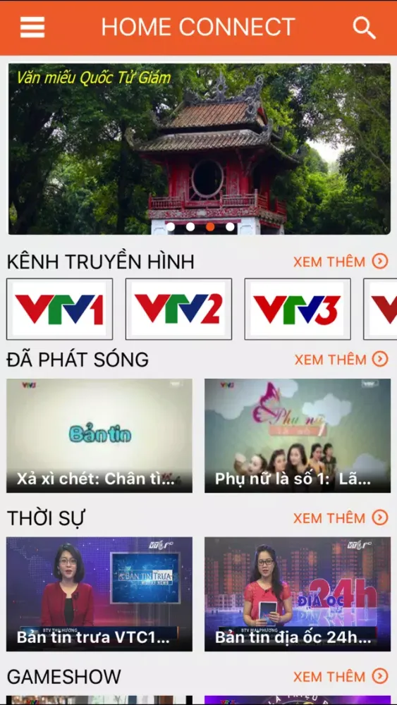 Home Connect - TV Viet Nam Screenshots