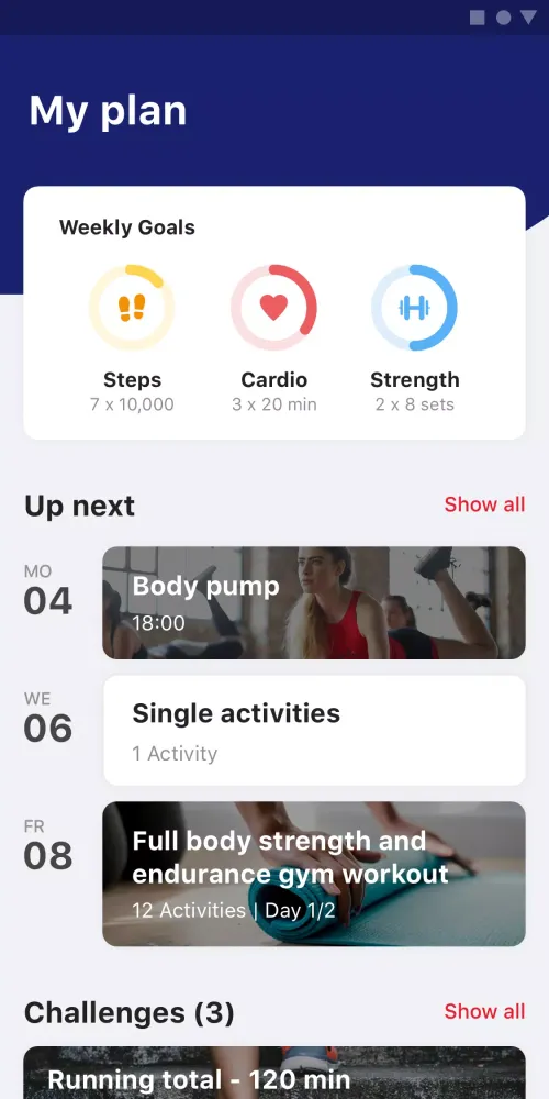 Captures d'écran de Fitness Factory Coach