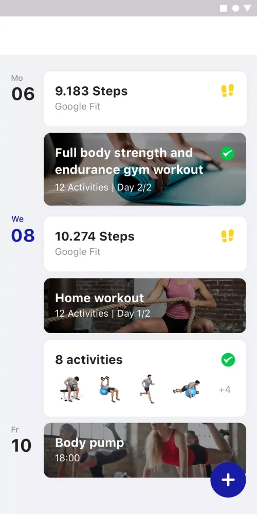 Capturas de tela do Total Fitness Mix