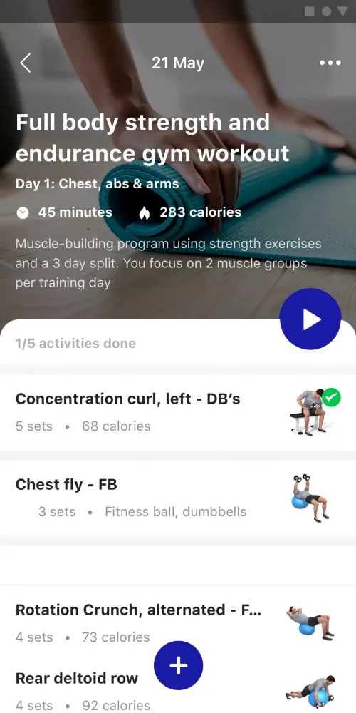 Capturas de tela do Total Fitness Mix
