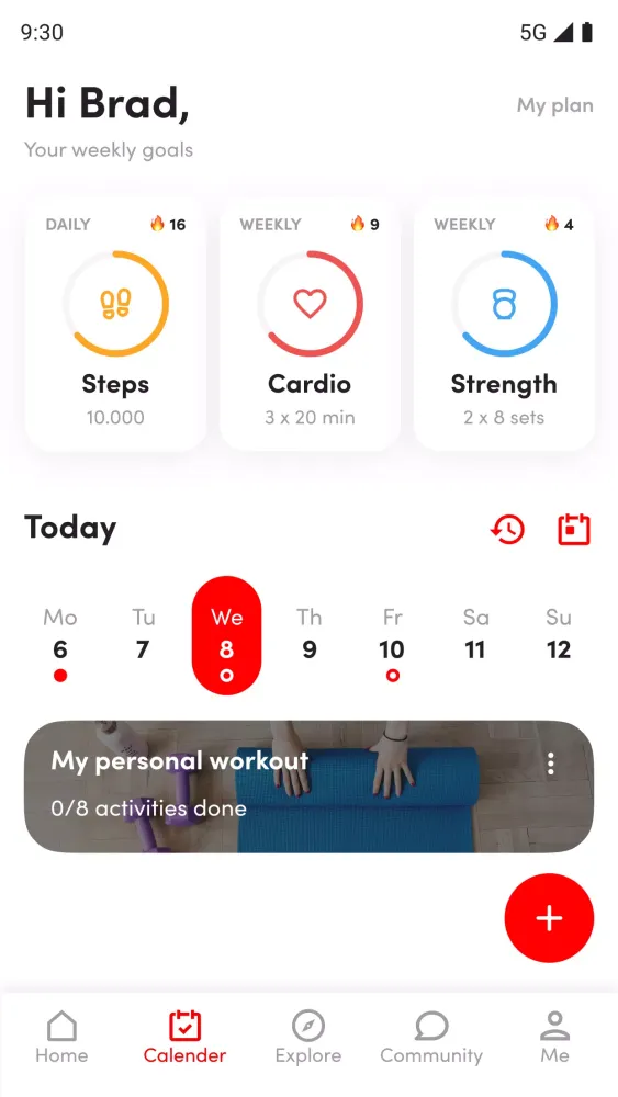 Level Up Fitness應用截圖