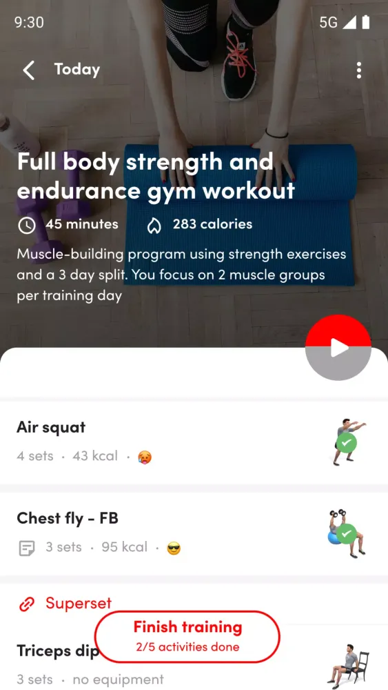 Level Up Fitness應用截圖