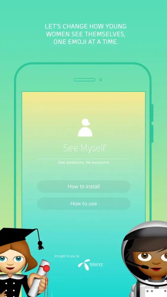 Ảnh chụp màn hình của See Myself Keyboard by Telenor