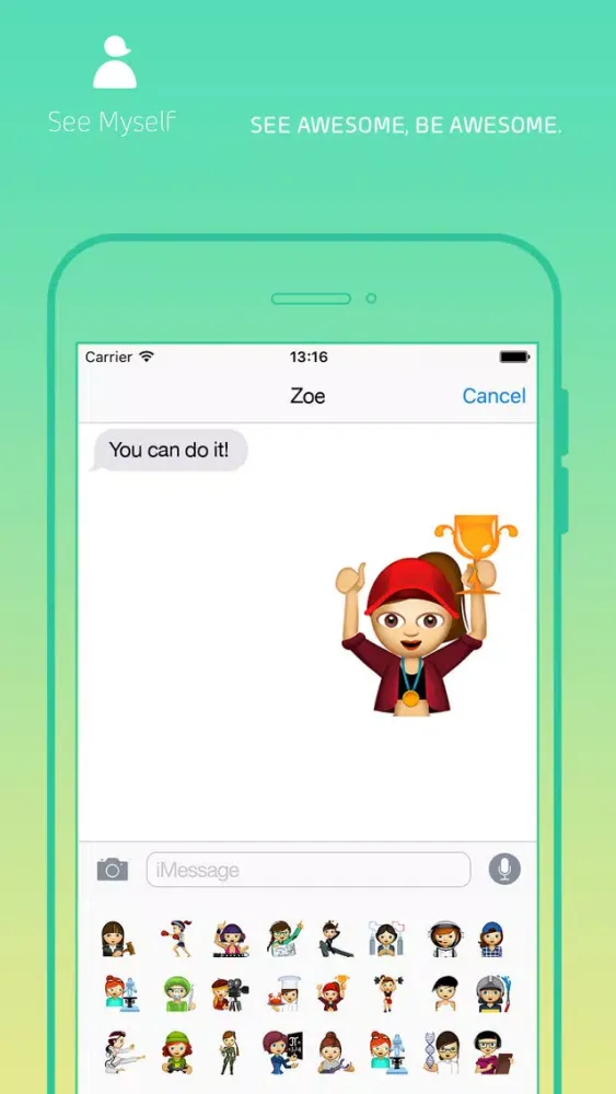 Ảnh chụp màn hình của See Myself Keyboard by Telenor