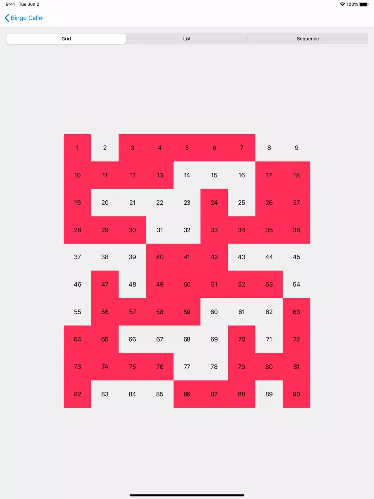 Bingo Caller - Play at Home iPad  Screenshots