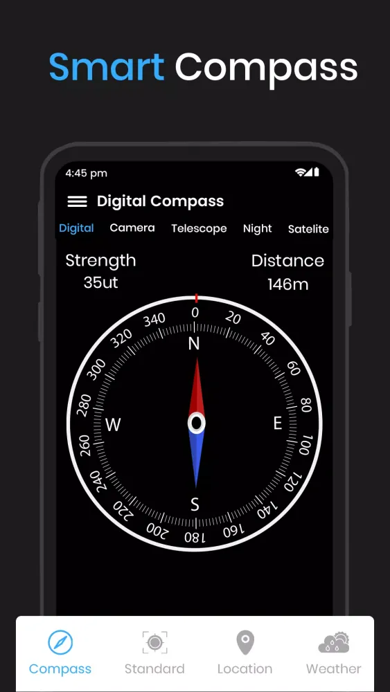 Capturas de pantalla de Digital Compass - GPS Compass